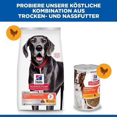 Hill's Science Plan Perfect Digestion Adult Large mit Huhn & braunem Reis