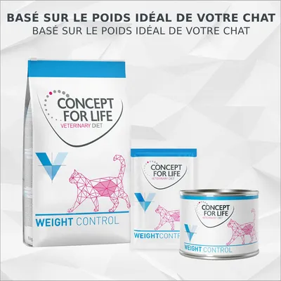Concept for Life Veterinary Diet Weight Control pour chat