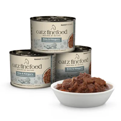 catz finefood Ragout 6 x 190 g - No.607 Känguru & Ente catz finefood Ragout 6 x 190 g - No.607 Känguru & Ente