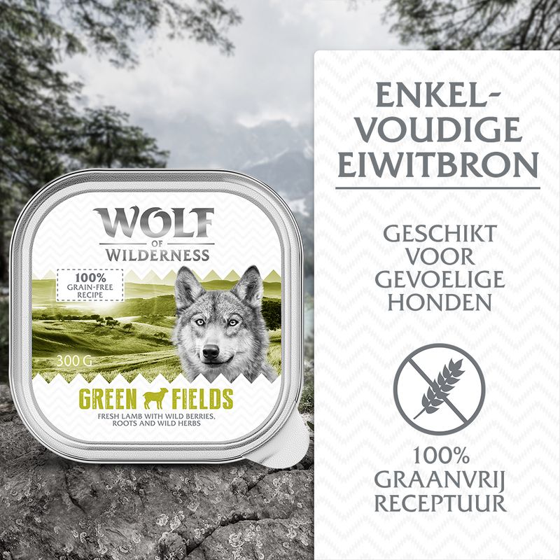 Wolf of Wilderness Adult 6 x 300 g - Single Protein