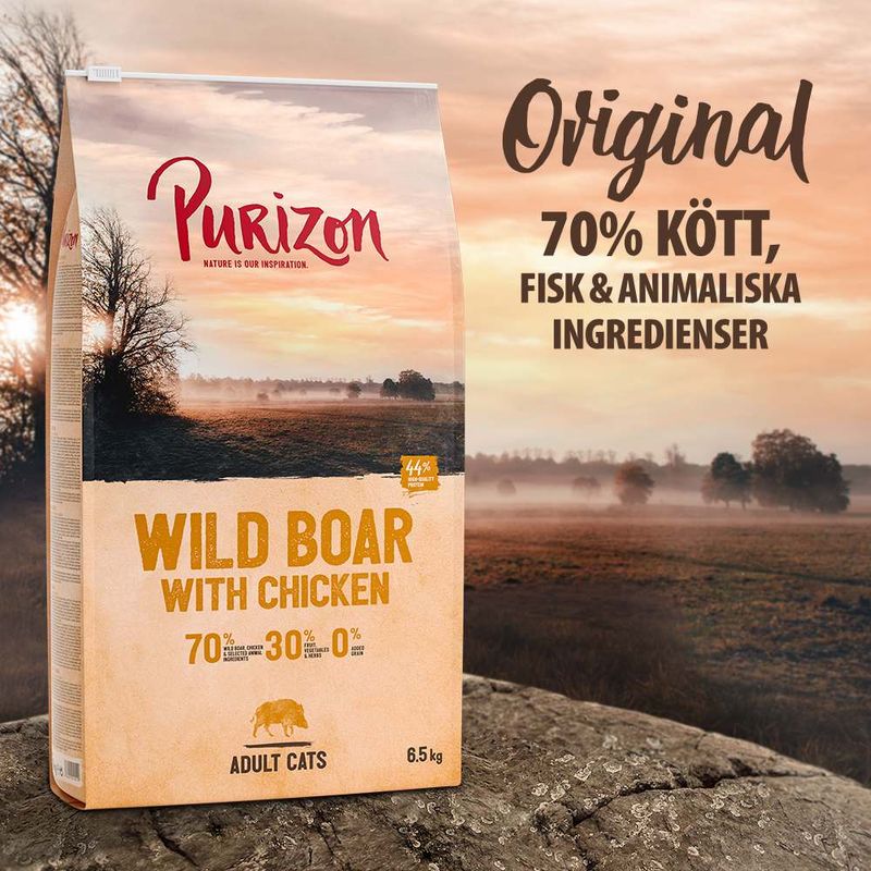 Purizon Adult Wild Boar & Chicken - Grain Free