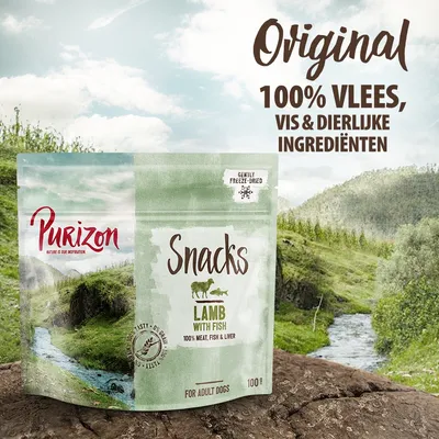 Purizon Snack Lam & Vis - Graanvrij