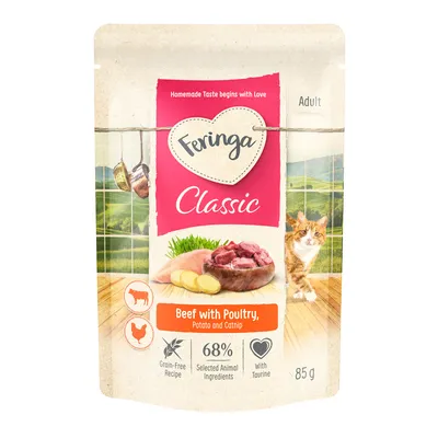 Feringa Classic Meat Menu 12 x 85 g en bolsitas - Vacuno y ave con patatas Feringa Classic Meat Menu 12 x 85 g en bolsitas - Vacuno y ave con patatas