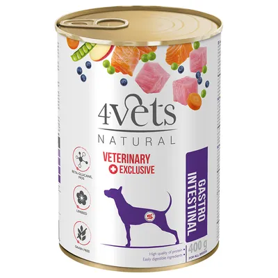 4Vets Natural Gastro Intestinal til hunde 400 g