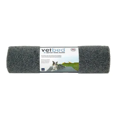 Vetbed® Britische Wollmischung, dunkelgrau - L 100 x B 75 cm