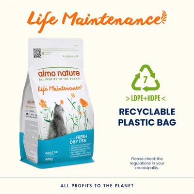 Almo Nature Holistic Oily Fish & Rice Kibble for Cats