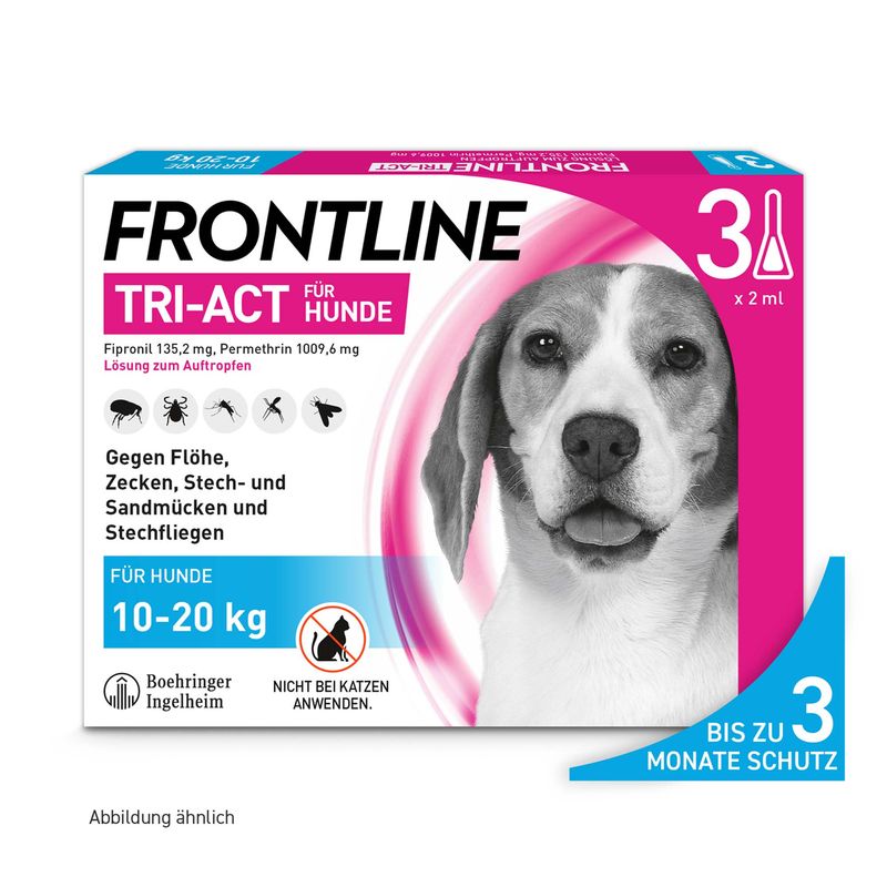 Frontline® TRI-ACT Hunde M (10 - 20 kg)