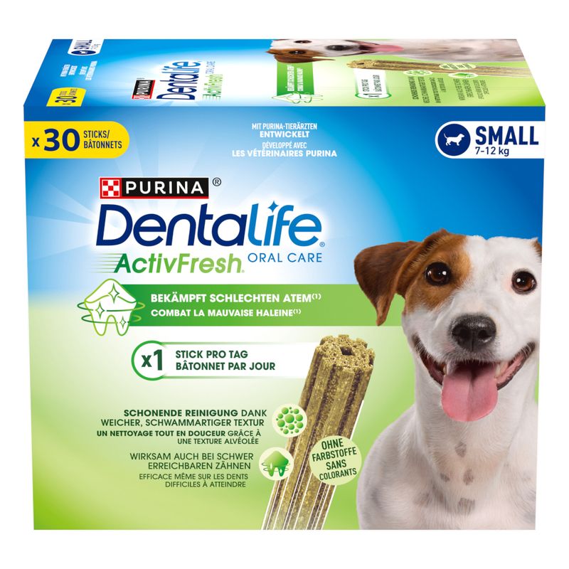 PURINA Dentalife ActivFresh Bâtonnets à mâcher 3 + 1 boîte offerte !