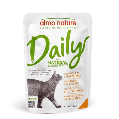 Sparpaket Almo Nature Daily Menu Pouch 12 x 70 g - Mixpaket 1 (3 Sorten) Sparpaket Almo Nature Daily Menu Pouch 12 x 70 g - Mixpaket 1 (3 Sorten)