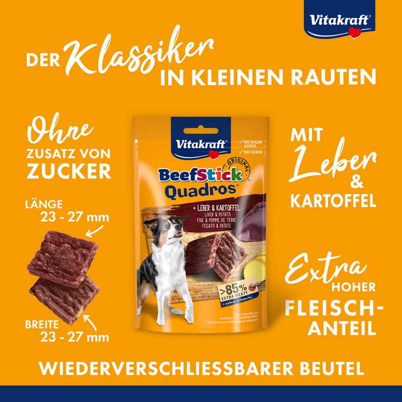 Vitakraft Rind Stick Quadros 70 g