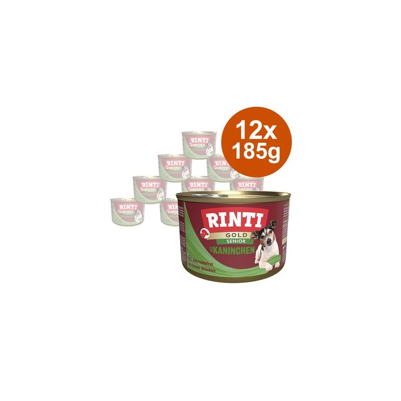 RINTI Gold Senior 12 x 185 g Hondenvoer