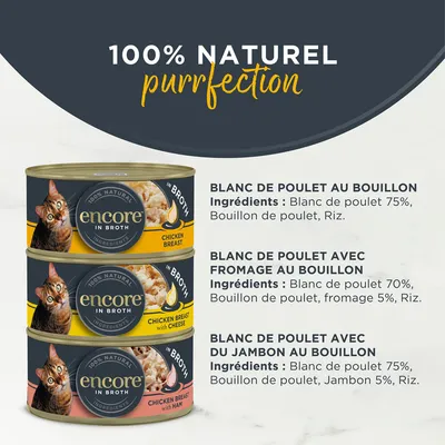 Lot mixte Encore 8 x 70 g boîtes pour chat