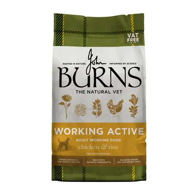 Burns Working Active - Chicken & Rice - Economy Pack: 2 x 12kg