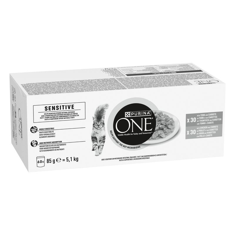 PURINA ONE Sensitive Mix Adult 60 x 85 g