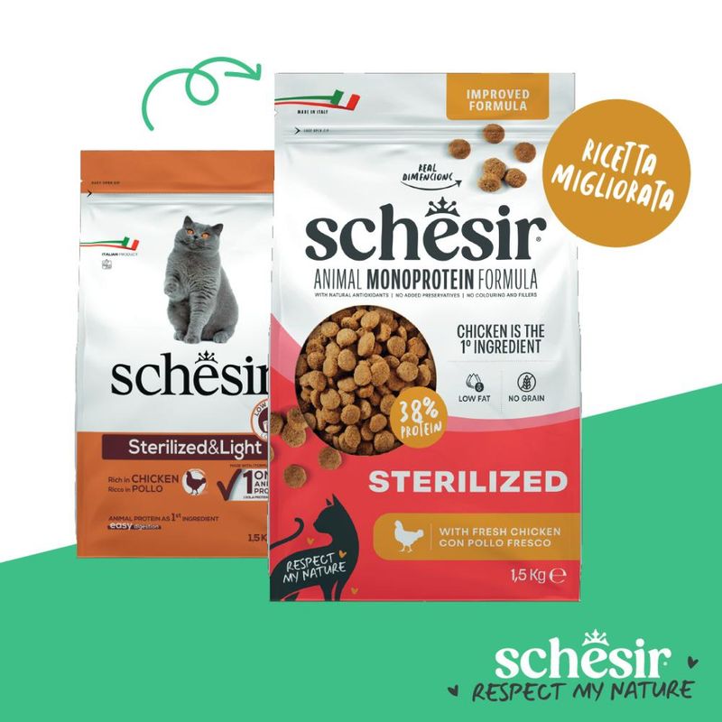 Schesir Sterilized & Light con Pollo