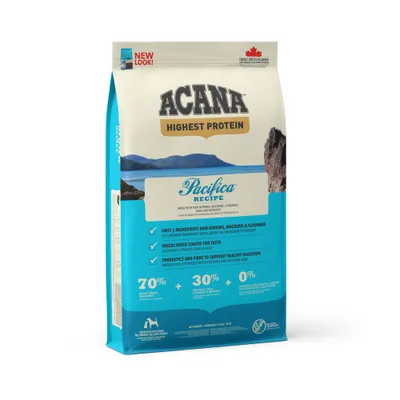 Acana Highest Protein, śledź, łosoś i flądra - 11,4 kg