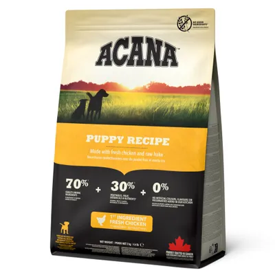 Acana Puppy z kurczakiem, indykiem i rybą - 2 kg Acana Puppy z kurczakiem, indykiem i rybą - 2 kg