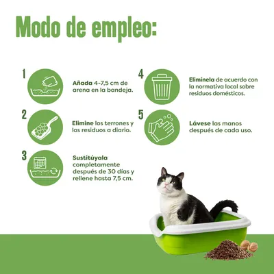 Nature's Calling arena biogdegradable vegetal para gatos