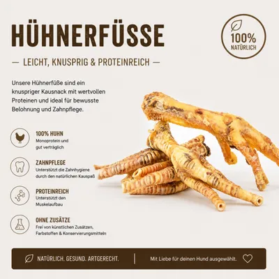 George & Bobs Hundesnacks 200 g - Hühnerfüsse George & Bobs Hundesnacks 200 g - Hühnerfüsse