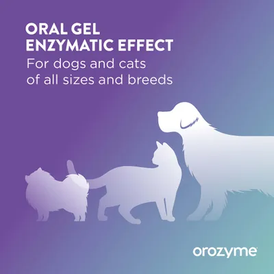 Orozyme Oral Gel mit enzymatischer Wirkung für Hunde und Katzen aller Größen und Rassen. Orozyme Oral Gel mit enzymatischer Wirkung für Hunde und Katzen aller Größen und Rassen.