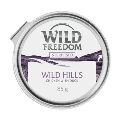 Wild Freedom Adulte Stérilisé barquette 6 x 85 g - Wild Hills canard et poulet Wild Freedom Adulte Stérilisé barquette 6 x 85 g - Wild Hills canard et poulet