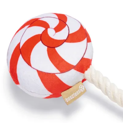 beeztees Christmas Lollipop Dog Toy – Red/White - 25 x 12 x 5 cm (L x W x H) beeztees Christmas Lollipop Dog Toy – Red/White - 25 x 12 x 5 cm (L x W x H)