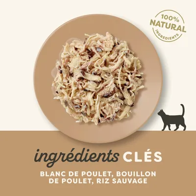 Applaws Cat Natural en bouillon 12 x 70 g - poulet, riz sauvage