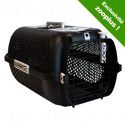 Cage de transport Catit White Tiger Voyageur, noir pour chat et petit chien