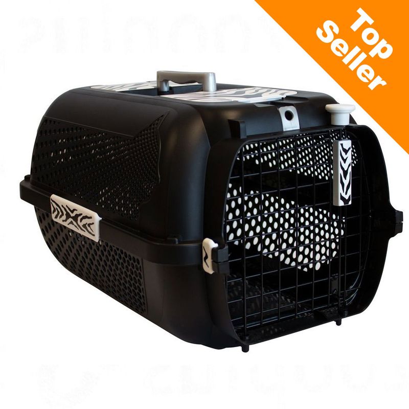 Cage de transport Catit White Tiger Voyageur, noir pour chat et petit chien