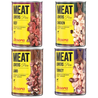 Josera suha pasja hrana 12,5 kg + mokra hrana 6 x 400/800 g gratis!