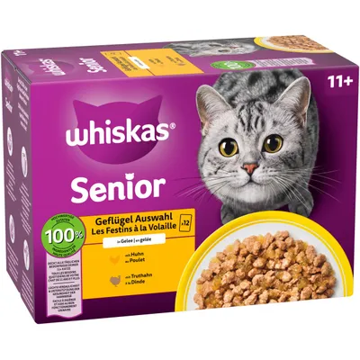 Whiskas Senior portionsposer 12 x 85 g