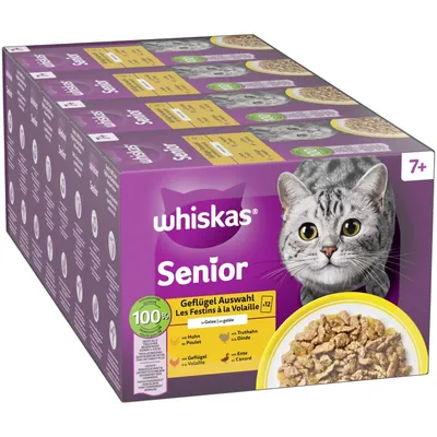 Megapakiet Whiskas Senior, saszetki, 48 x 85 g