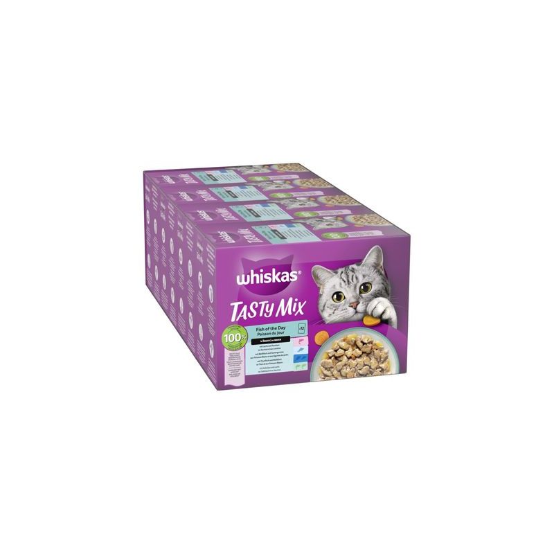 Multipack Whiskas Tasty Mix portionspåsar 48 x 85 g