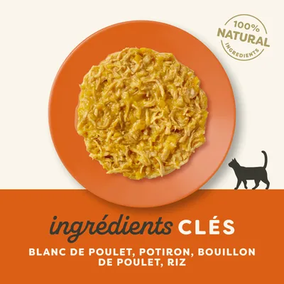 Applaws Cat Natural en bouillon 12 x 70 g - poulet, potiron