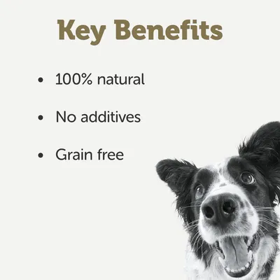 Benefici chiave: 100% naturale, senza additivi, senza cereali.