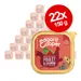 Lot Edgard & Cooper Senior sans céréales 22 x 150 g pour chien