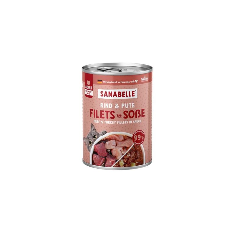 Sanabelle Vlees in Saus 6 x 380 g Kattenvoer