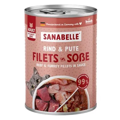 Sanabelle Vlees in Saus 6 x 380 g Kattenvoer