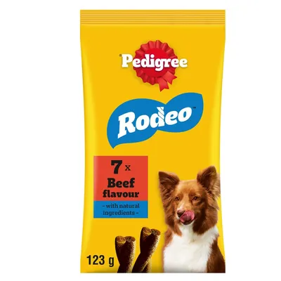 PEDIGREE® RODEO™ Adult Dog Treats Beef - 7 Sticks