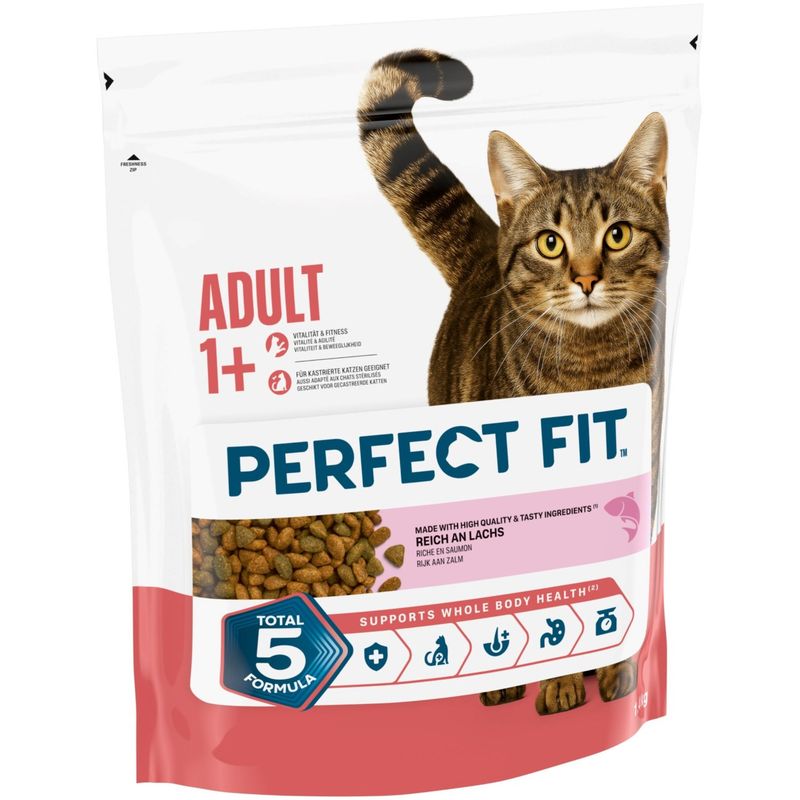Perfect Fit Adult 1+ Rich in Salmon - cat dry food