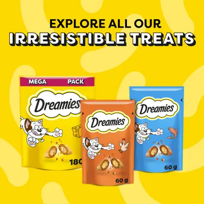 Dreamies Mix Cat Treats - Cheese & Beef