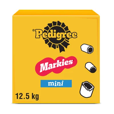 PEDIGREE® MARKIES™ Adult Mini Dog Treat Biscuits - Multibuy: 2 x 12.5kg PEDIGREE® MARKIES™ Adult Mini Dog Treat Biscuits - Multibuy: 2 x 12.5kg
