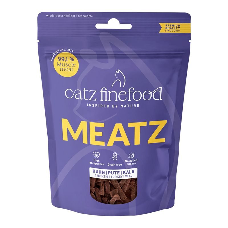 catz finefood Meatz snacks para gatos - Pack mixto