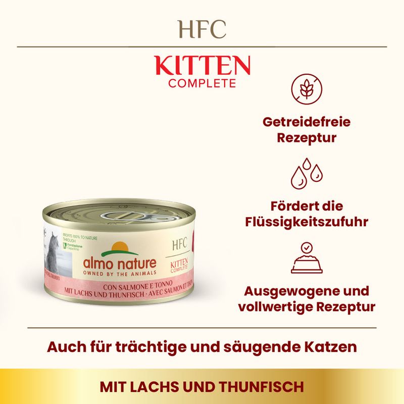 Almo Nature HFC Complete Kitten 6 x 70 g