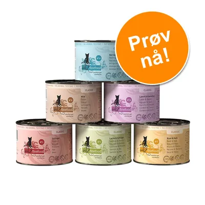 catz finefood prøvepakke 6 x 200 g
