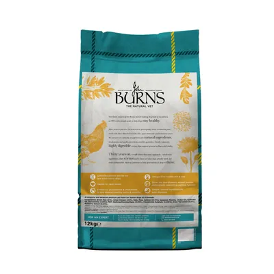 Burns Senior Original - Chicken & Brown Rice - 12kg Burns Senior Original - Chicken & Brown Rice - 12kg