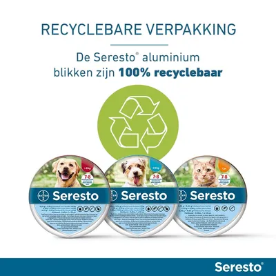 Seresto vlooien- en tekenband voor Grote honden (> 8 kg)