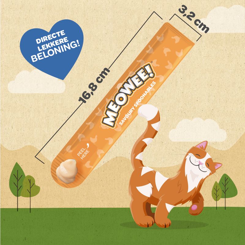 Meowee! Savoury Spoonables 4 x 14 g