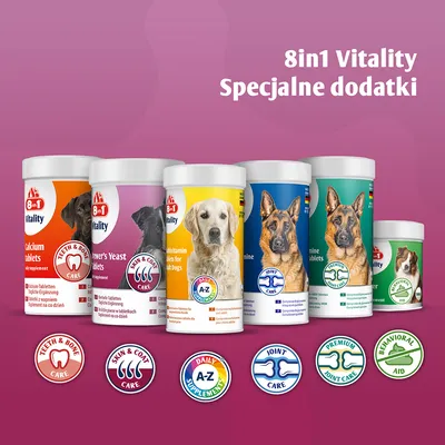 8in1 Vitality tabletki z drożdżami piwnymi
