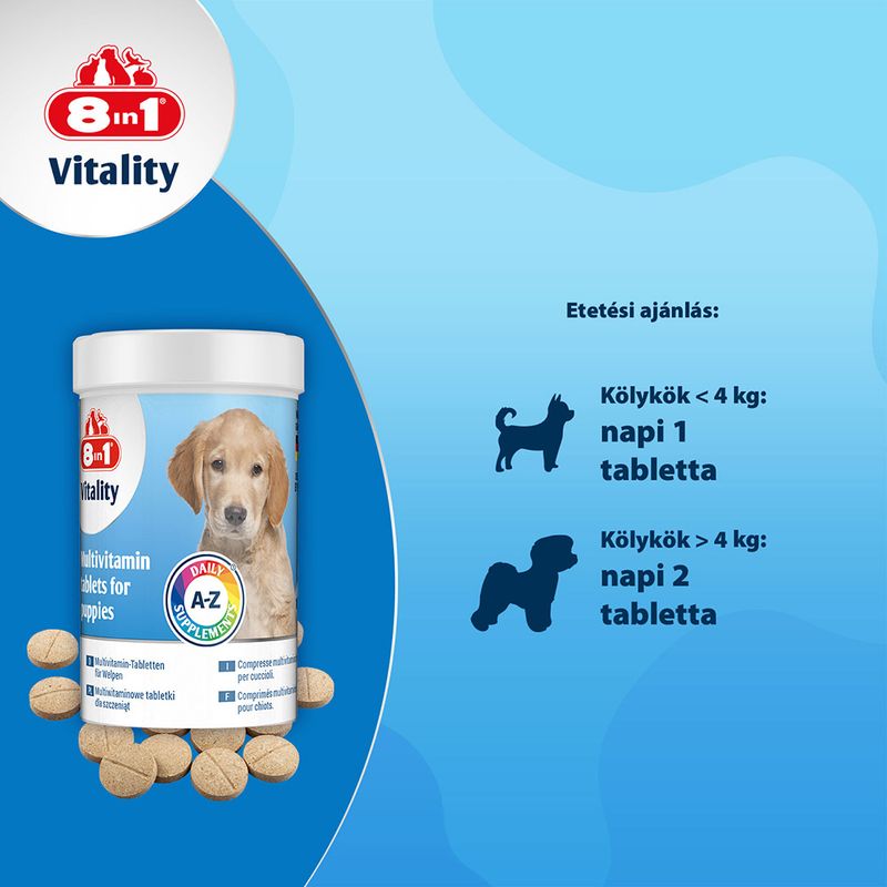 8in1 Vitality Multivitamin tabletta junior